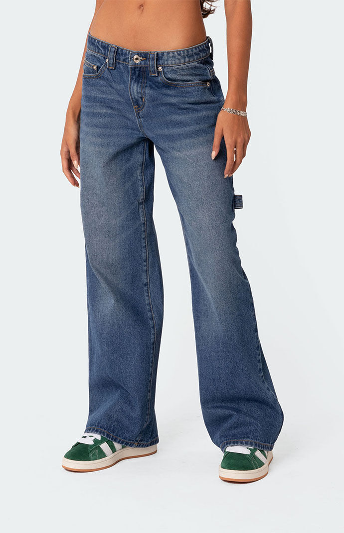 Edikted Carpenter Low Rise Jeans PacSun