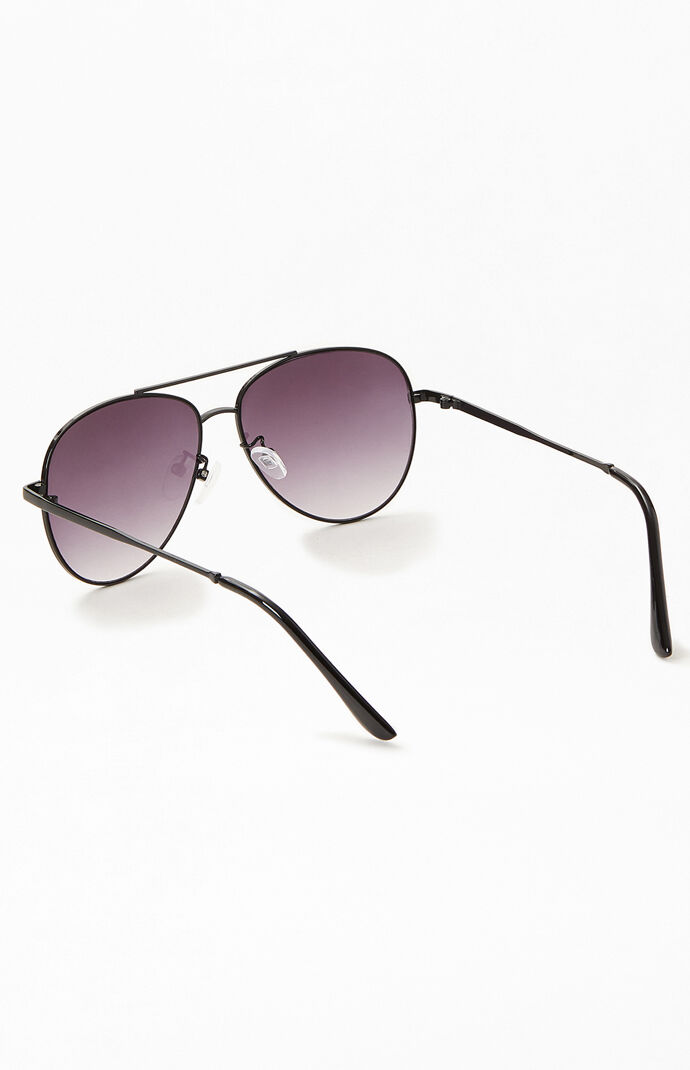 Flat Lens Aviator Sunglasses