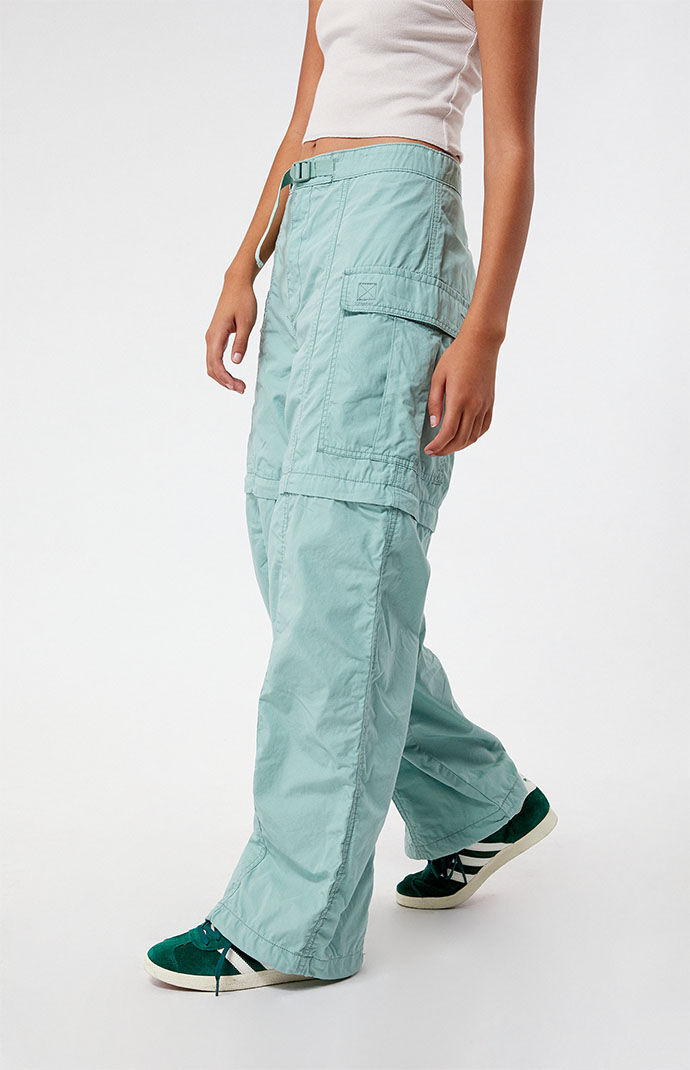 Convertible cargo hot sale jeans womens