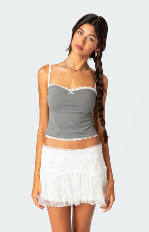 Alara Lace Trim Tank Top image number 4
