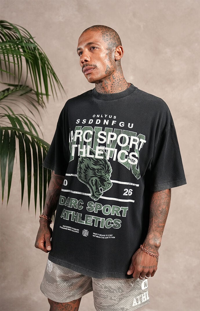DARC SPORT ATHLETICS Wolves N.R.G. Premium Oversized T-Shirt | Pacsun