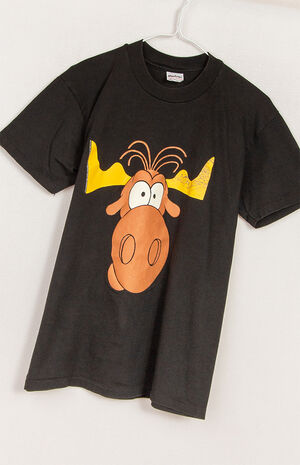Upcycled Grumpy Moose T-Shirt image number 2