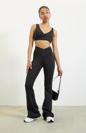PAC WHISPER Active Crossover Flare Yoga Pants image number 1