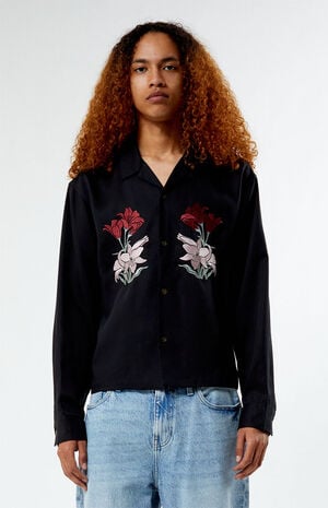 Silver Lake Embroidered Long Sleeve Camp Shirt image number 1