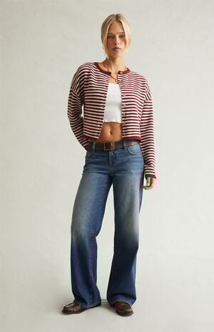 Zoe Low Rise Girlfriend Jeans Medium Indigo image number 1