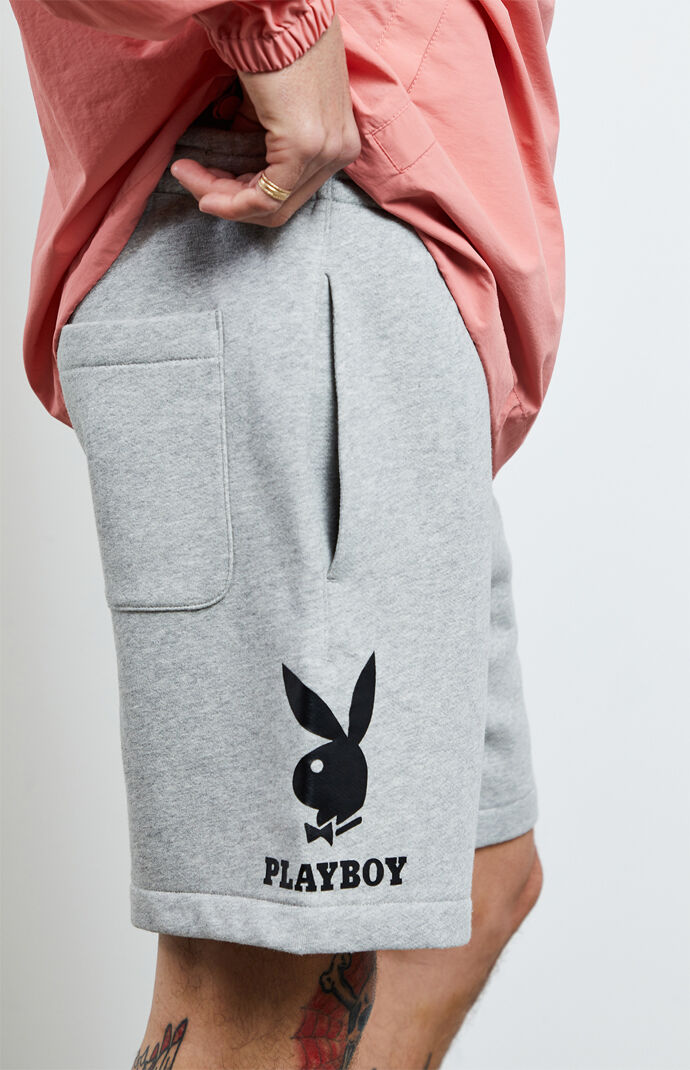 Playboy By Pacsun Gray Double Sweat Shorts At Pacsun Com