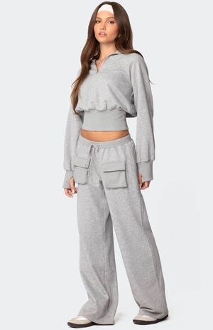 Bailey French Terry Quarter Zip Top image number 4