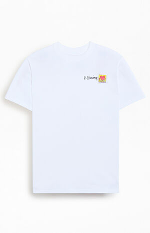 Keith Haring Running Heart T-Shirt image number 2