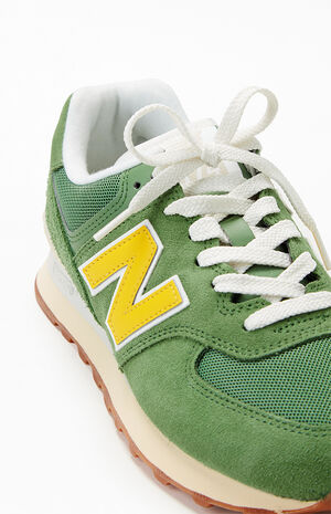 Women's Green 574 Sneakers image number 6