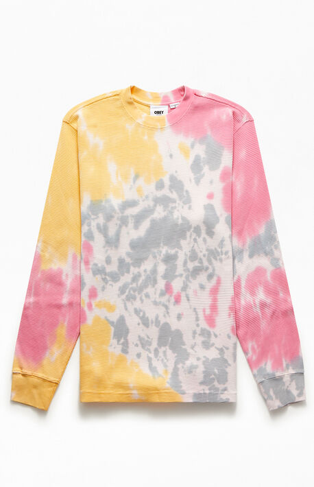 Sustainable Tie-Dyed Thermal T-Shirt