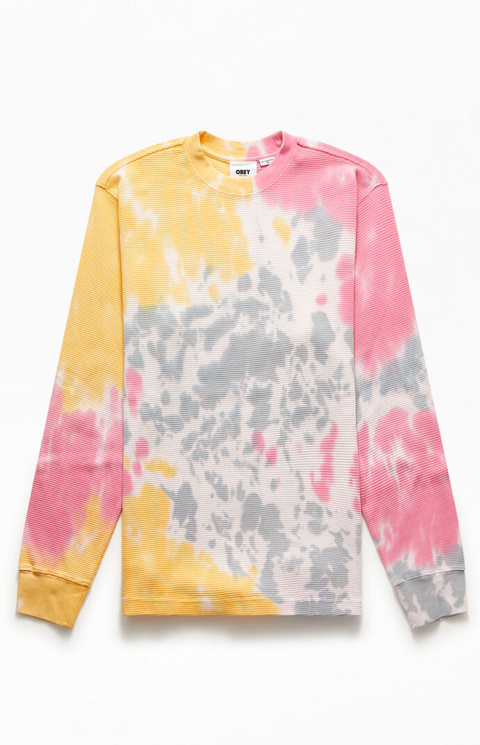 Sustainable Tie-Dyed Thermal T-Shirt