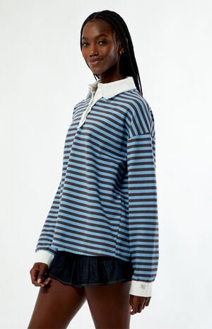 Mona Striped Rugby Long Sleeve Top image number 3