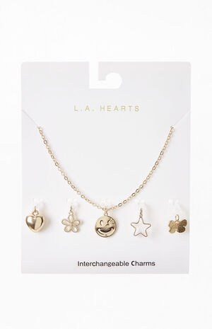 Happy Interchangeable Charm Necklace image number 2