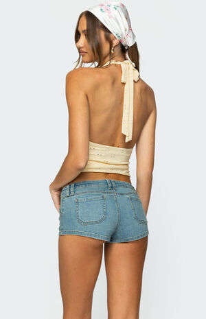 Halliday Eyelet Halter Top image number 3