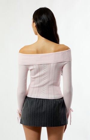 Pinstripe Elastic Mini Skort image number 5