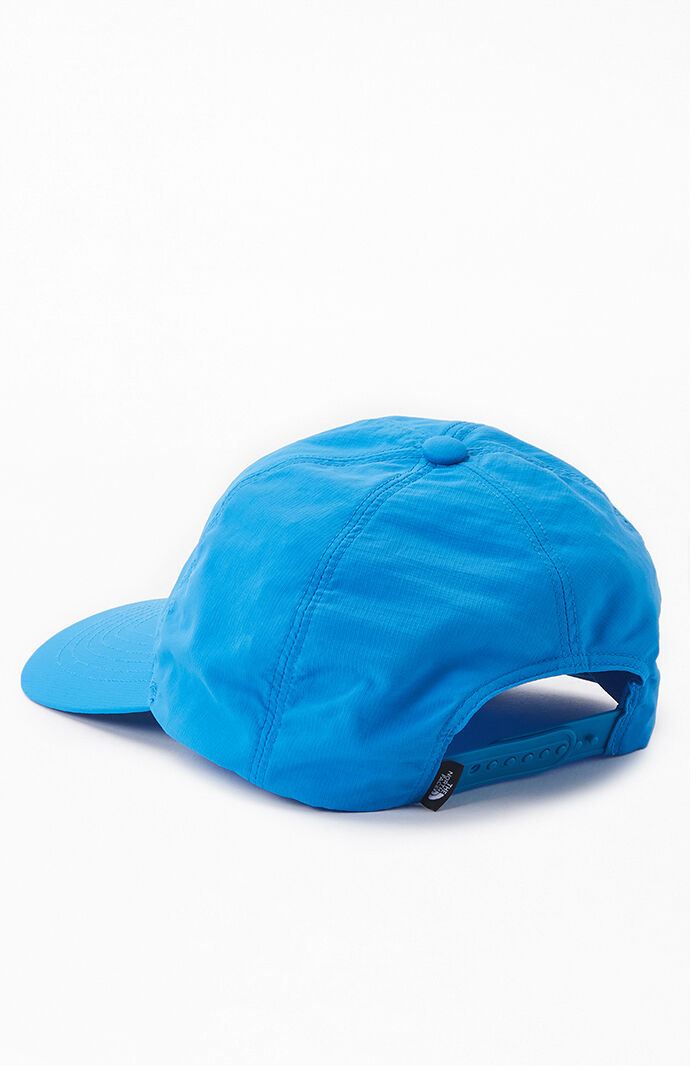 Blue Unstructured Strapback Dad Hat