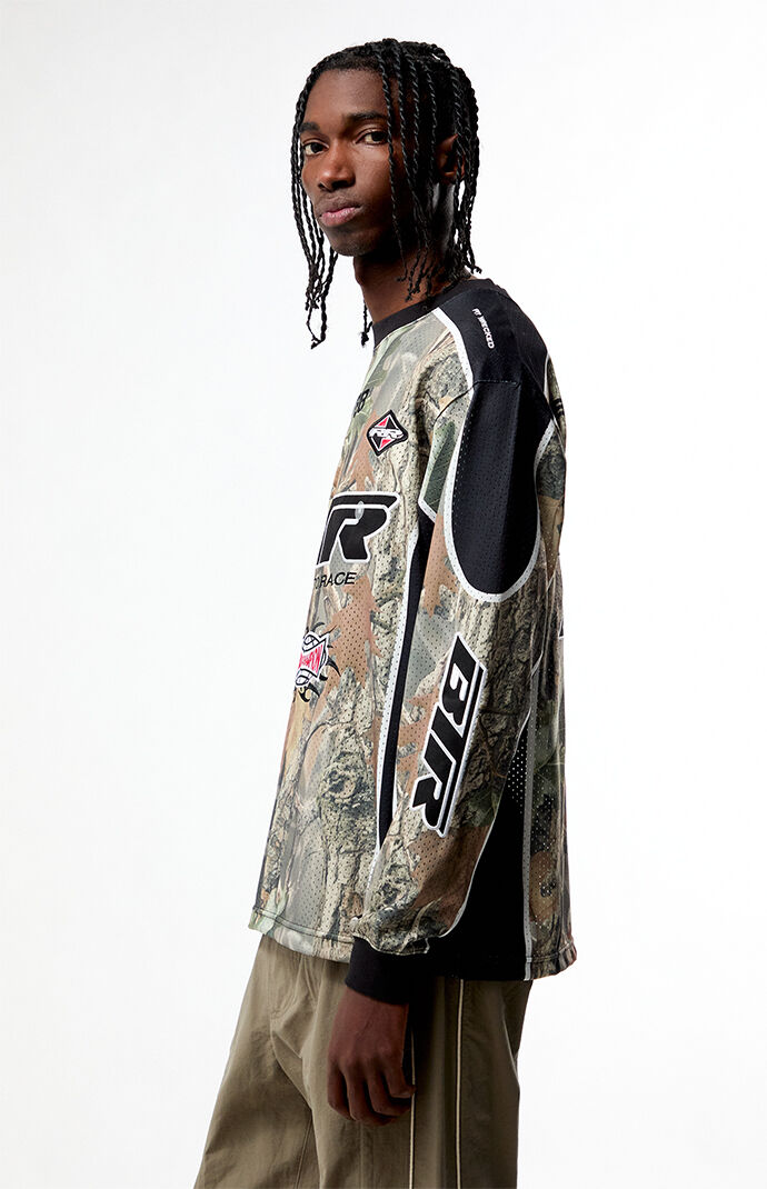 Pacsun Camo Mesh Long Sleeve Jersey | Pacsun