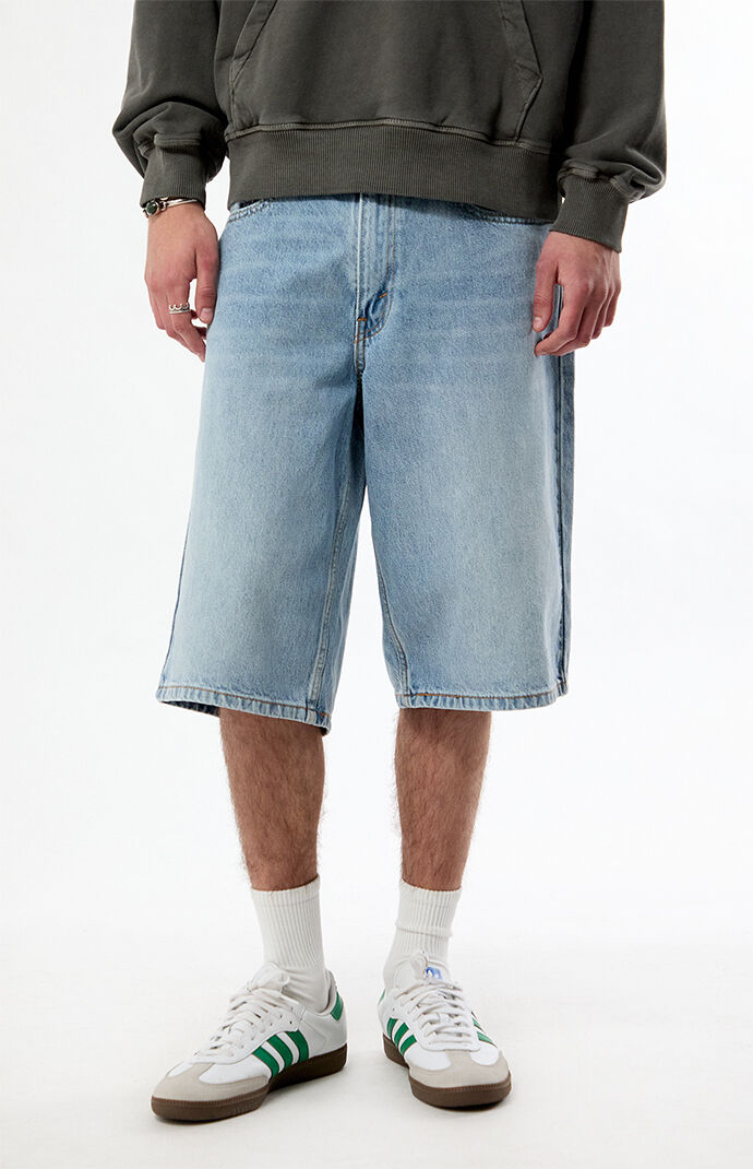 Levi's Light Blue 470 Baggy Jean Shorts | Pacsun