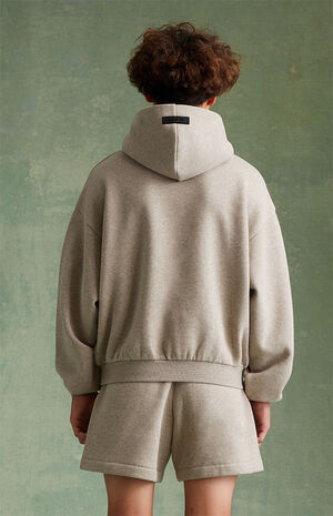 Essentials Core Heather Sweat Shorts image number 3