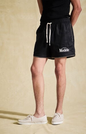 Blanket Stitched Logo Shorts image number 3
