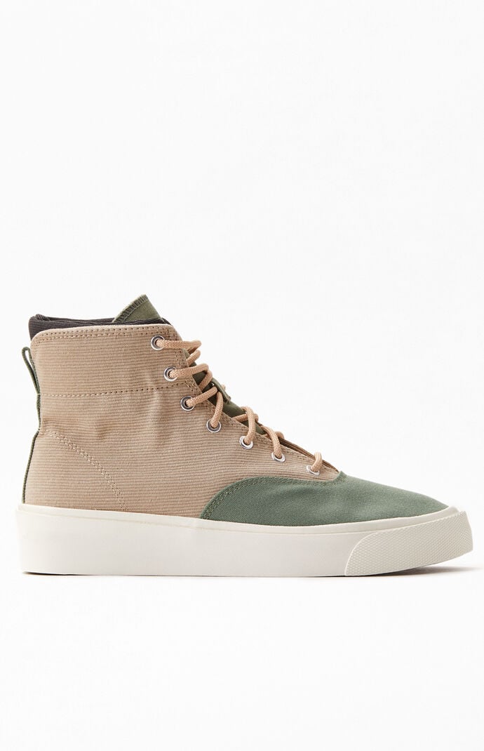 Jungle Cloth Skid Grip High-Top Shoes