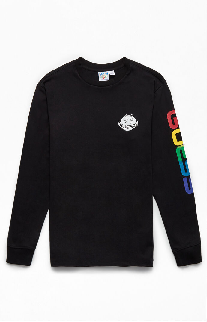 Guess X J Balvin Smile Long Sleeve T Shirt Pacsun