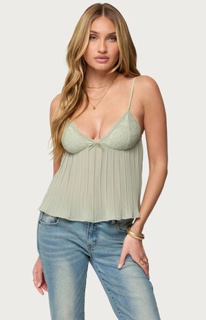 Rhian Lacey Pleated Babydoll Top image number 1