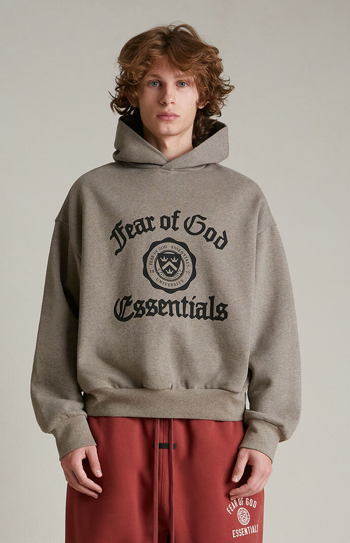Fear of God Essentials Heather Grey Heavy Fleece Vintage