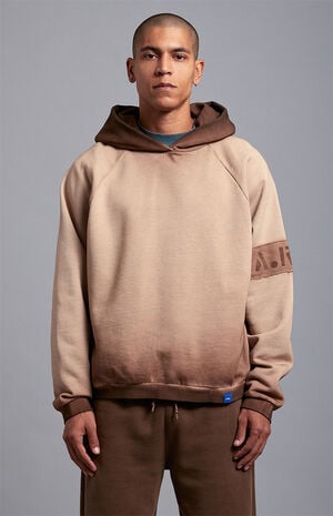 Brown&nbsp;Vintage Wash Heavyweight Oversized Fleece Hoodie image number 4