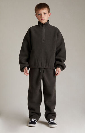 Essentials Ink Polar Fleece Half Zip Sweatshirt image number 5