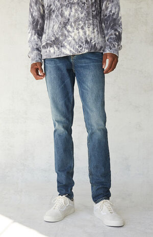 PacSun Dark Stacked Skinny Jeans | PacSun