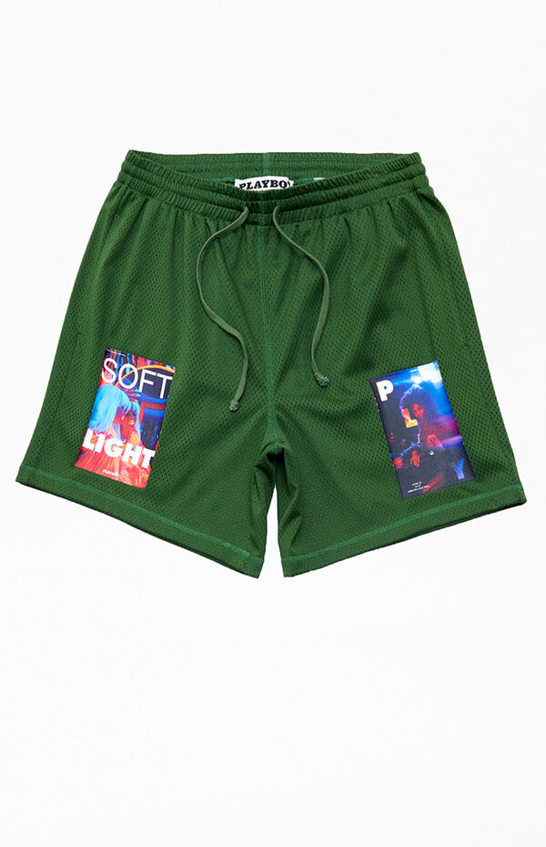 Playboy By PacSun Double Feature Mesh Shorts PacSun