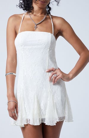 Indy Floral Lace Mini Dress image number 5