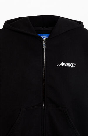 Black Logo&nbsp;Full&nbsp;Zip&nbsp;Hoodie image number 3