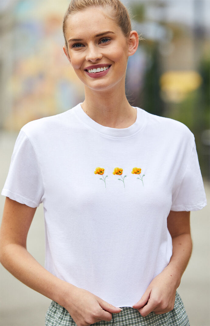 Marina Poppy Crop Top