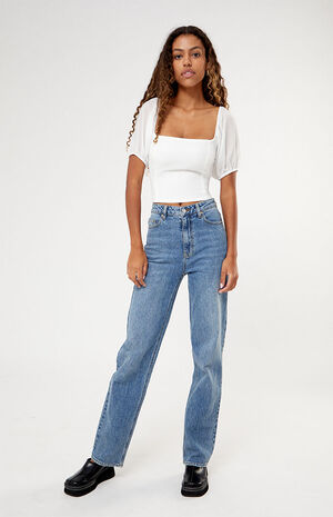 Short Sleeve Bustier Top image number 3