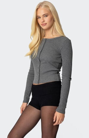 Shilo Ribbed Cardigan image number 3