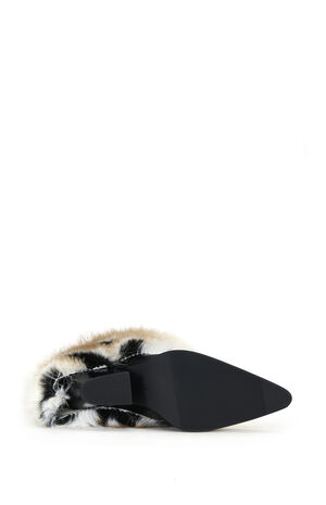 Women's Jonette Black Multi Faux Fur Booties image number 4