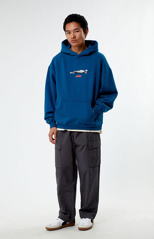 x PacSun Blue Hoodie image number 3