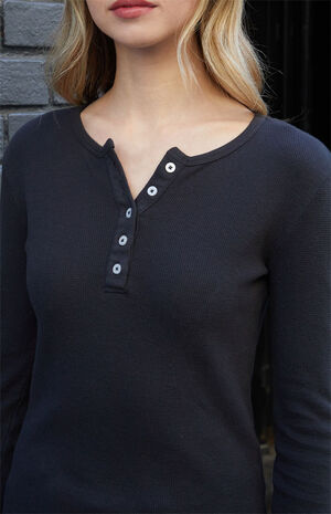 Black Athern Thermal Long Sleeve Top image number 2
