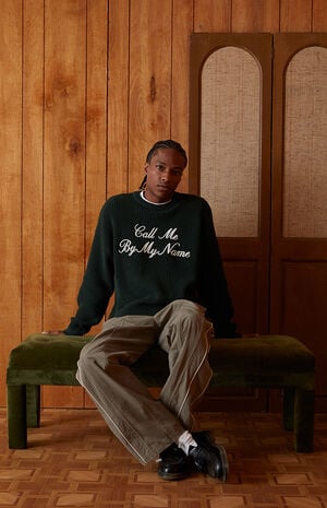 Call Me By My Name Ribbed Crew Neck Sweater image number 1