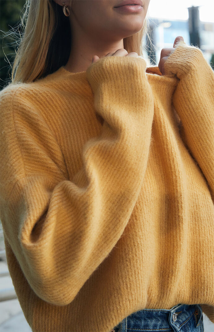 pacsun yellow sweater
