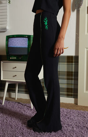 By PacSun DIY Ribbed Flare Pants By PacSun DIY Ribbed Flare Pants image number null