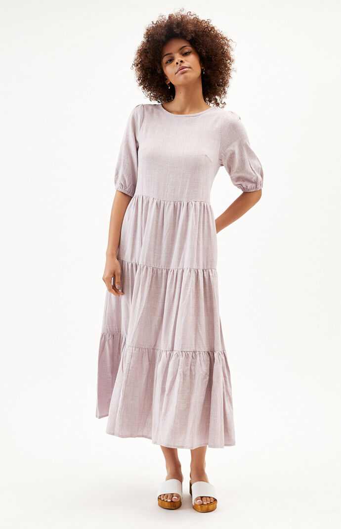 Check Midi Dress