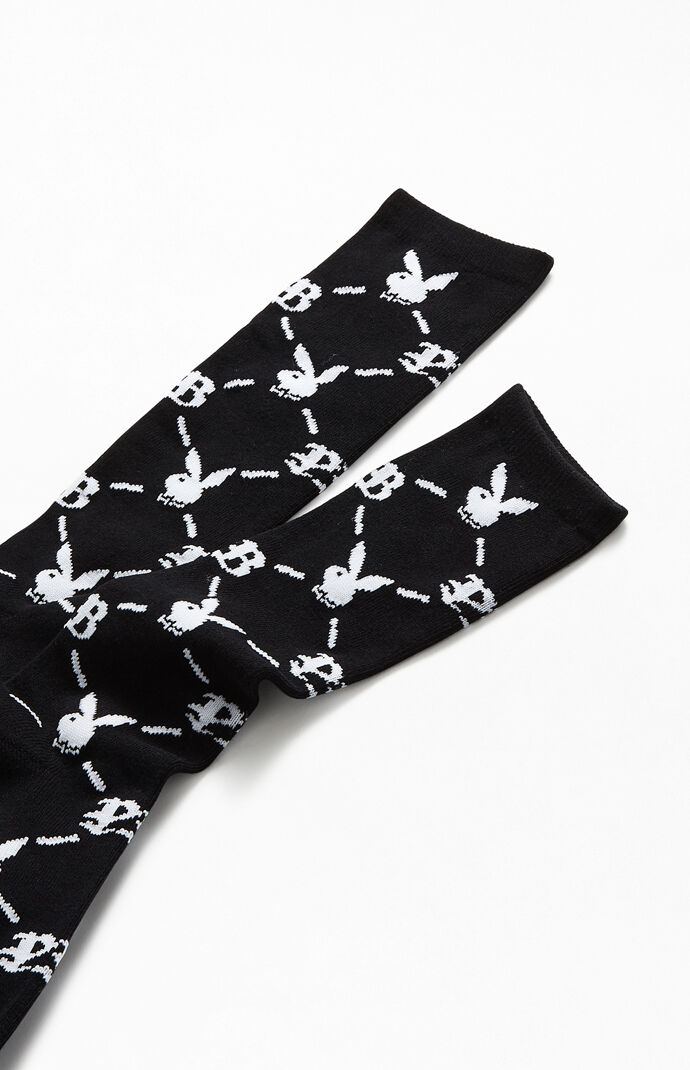 By PacSun Monogram Print Crew Socks