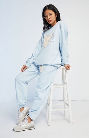 Light Blue Unbreakable Crew Neck Sweatshirt image number 4