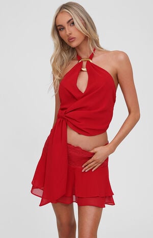 Indigo Halter Top image number 1