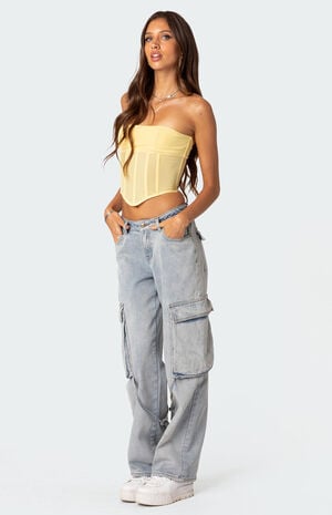 Evangeline Sheer Mesh Corset image number 2