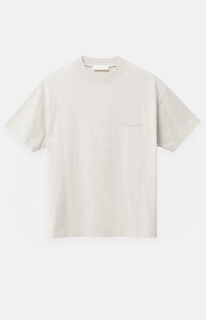 Heather Oatmeal Classic Short Sleeve T-Shirt image number 1