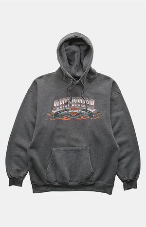 2000s Harley Davidson Charcoal Pullover Hoodie image number 1
